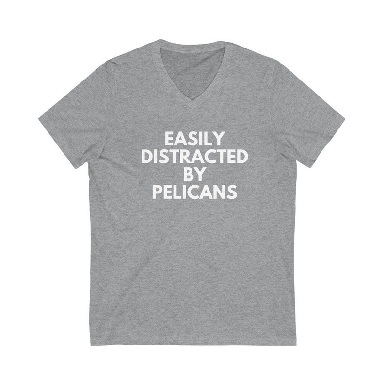 Easily Distracted By Pelicans Pelican Lover Shirt, Beach Shirt, Beach Shirt, Summer Fun, Beach Lover, Beach TShirt, Funny Beach Tee, image 2