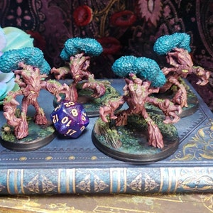 PAINTED Tree Ent forest guardians - DnD D&D Dungeons and Dragons Pathfinder Tabletop Miniature Monster