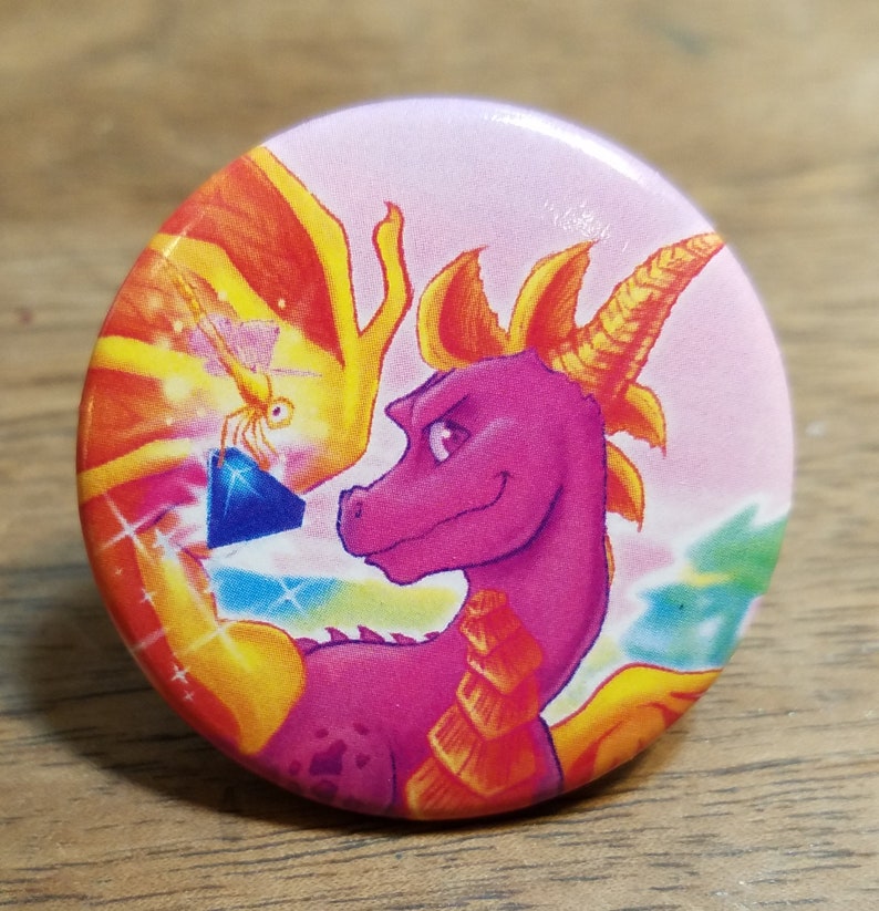 1.5 Dragon Button Pin