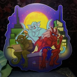 5 &quot;x5&quot; Gargoyles Trio Sticker