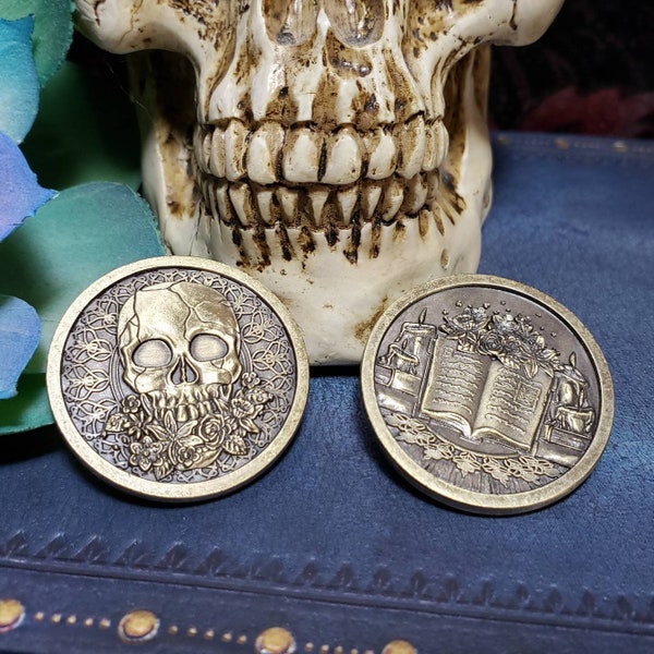 Obdurate Roseate Skull Coin