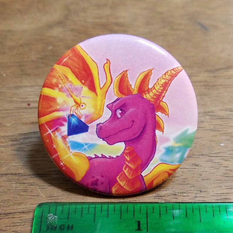 1.5 Dragon Button Pin