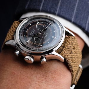 Bracelet de montre réversible en soie