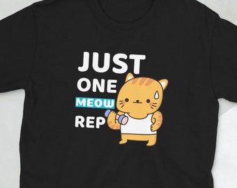 Funny Workout T-Shirt, Cute Gym Cat T-Shirt, Gift for Cat Lovers, Funny Fitness T Shirt, Funny CrossFit Shirt