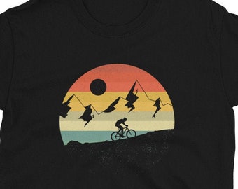 Mountain Bike T Shirt, Mountain Bike Art, Road Bike Shirt, Cyclist TShirt, Cycling T-Shirt, Bicycle Day Shirt, Cycle TShirt