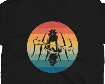 Kayaking TShirt, Vintage Kayak Shirt, Retro Kayaker Shirt, Gift for Kayaker, Kayaking Gift, Boating T Shirt, Rowing T-Shirt, Kayak Lover Tee