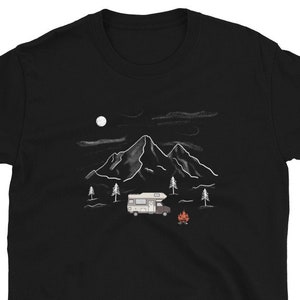 Road Trip TShirt, Motorhome TShirt, Camping Trip Shirt, Glamping T-Shirt, RV Camping Gift, Cabin Life, Mountaineer Shirt, Campfire TShirt