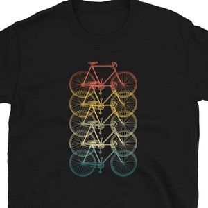 Retro Cycling Shirt, Bicycle T Shirt, Road Cycling TShirt, Bicyclist Gift, Bike T-Shirt, Cycle Shirt, Road Bike Shirt, Gift for Cyclist