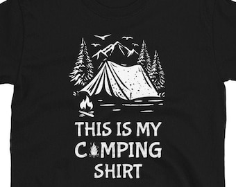 Camping Shirt, Outdoor Adventure T-Shirt, Camp Fire Shirt, Mountains T Shirt, Camping Trip Shirt, Camper Tee Shirt
