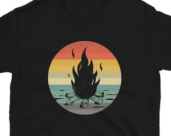 Camp Fire Shirt, Campfire TShirt, Master of The Campfire, Camping Tee Shirt, Gift for Camper, Outdoorsy T-Shirt, Camp TShirt Design