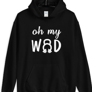 Crossfit Hoodie, Oh My WOD Unisex Hoodie, Gym Hoodie, Cute Workout Clothes, Crossfit Gift Ideas, Cross Fit Gifts