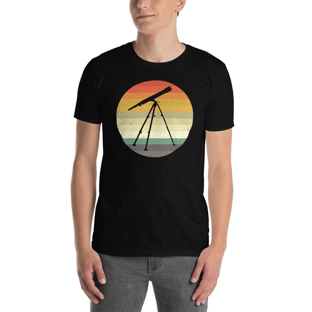 Retro Telescope Shirt, Vintage Telescope Tshirt Astronomy Telescope
