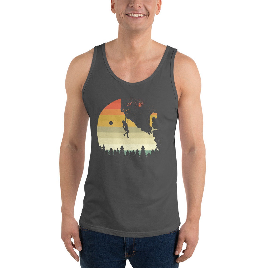 Rock Climbing Tank Top Tank Top for Climber Vintage Climbing - Etsy UK