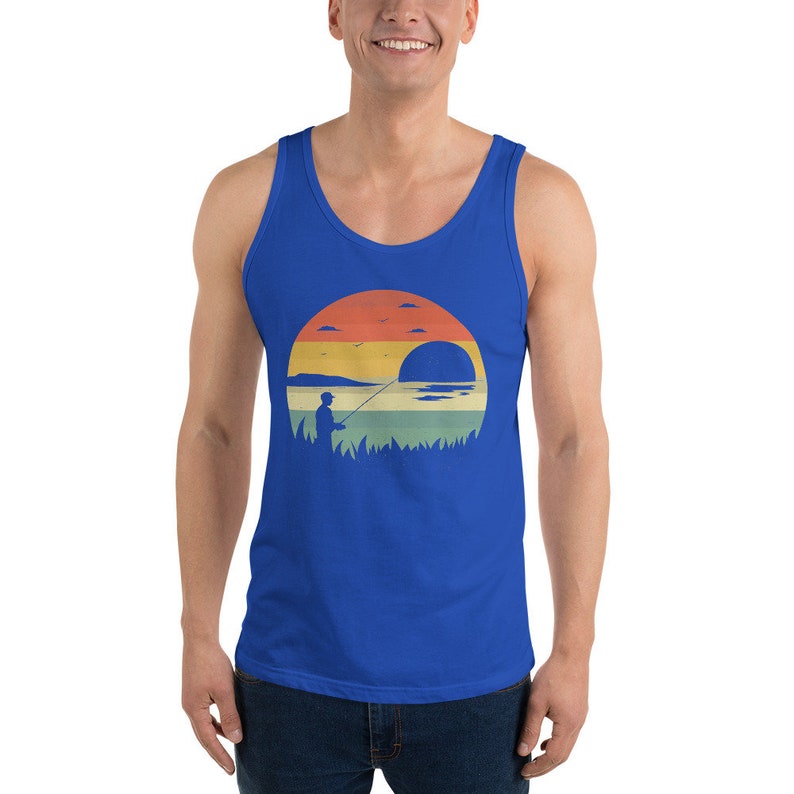 Fishing Tank Top Fishing Graphic Tee Fishing Gift Ideas Etsy