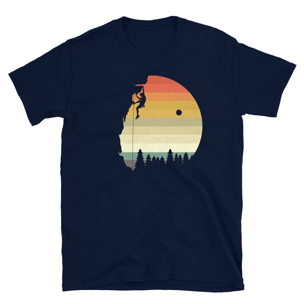 Vintage Rock Climbing Shirt Mountain Climbing Tshirt Rock Etsy