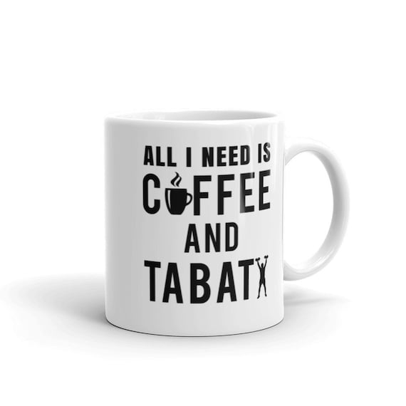 Fitness Mug, Tabata Mug, Crossfit Gift Ideas, Funny Gym Quotes, Crossfit Cup, Coffee Lovers Mug, Funny Coffee Cups