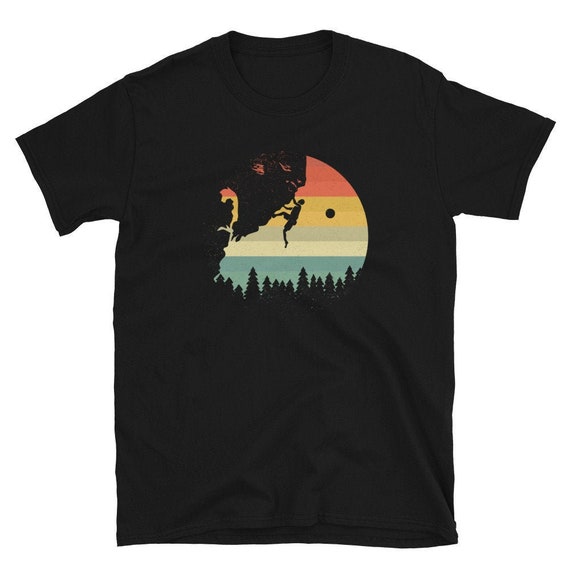 Vintage Rock Climbing T-shirt Funny Climbing Shirt Gift for | Etsy