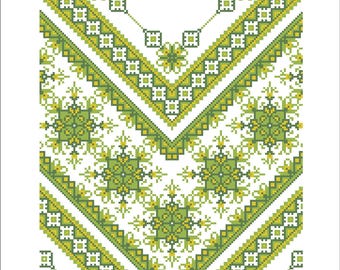 Mantel brillante, bordado acogedor en PDF, adorno de punto de cruz negro: patrón floral en punto de cruz en formato PDF, descarga instantánea.129