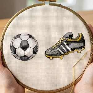 Football - Cross Stitch Pattern , Instant download (PDF Pattern)