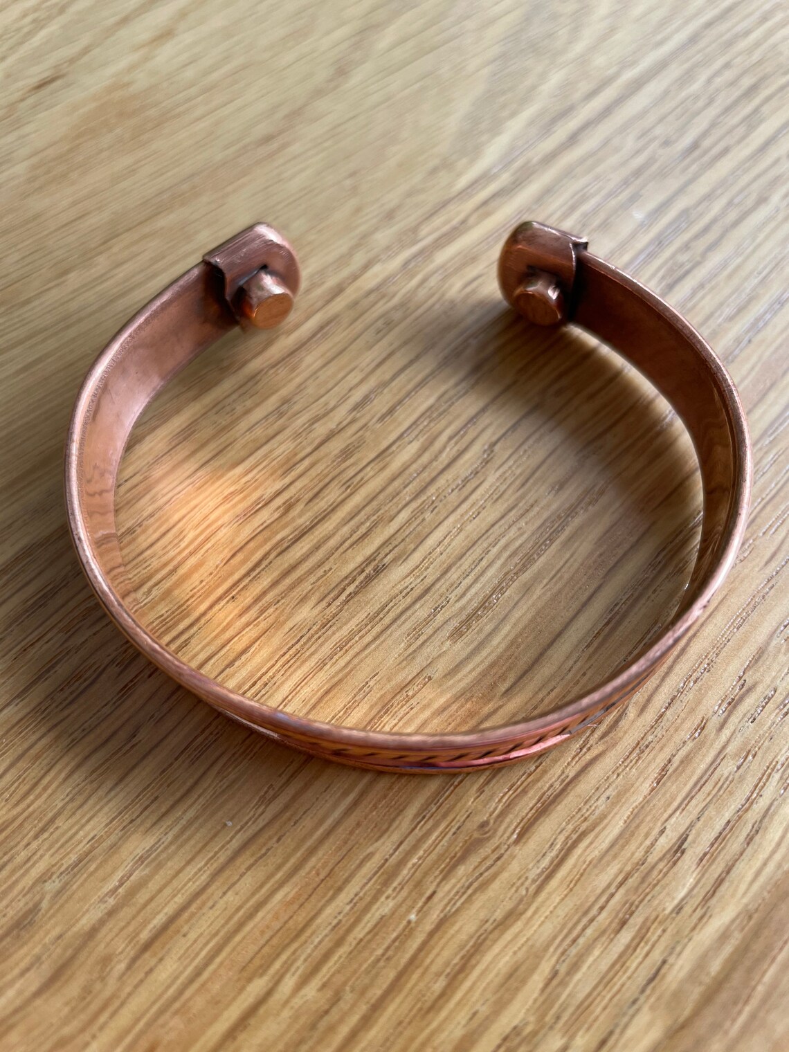 Handmade Copper Bracelet With Powerful Luck Spell and Free UK Etsy