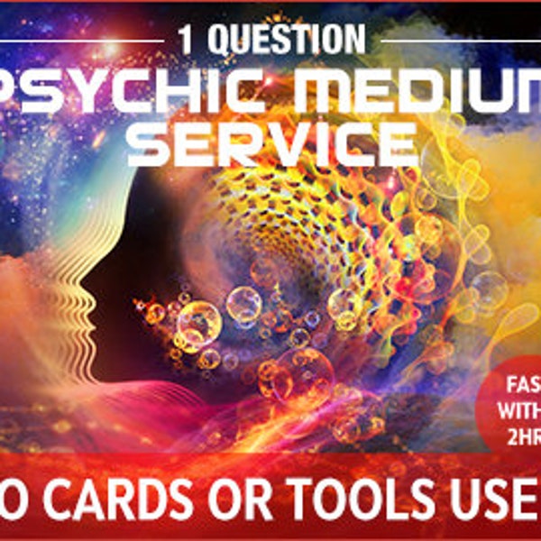 Psychic Reading Same day One Question- Photo Required