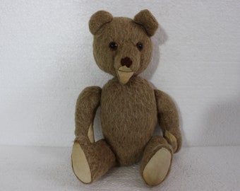 Unusual Vintage Teddy Bear With Integral Clothing 1940/50's