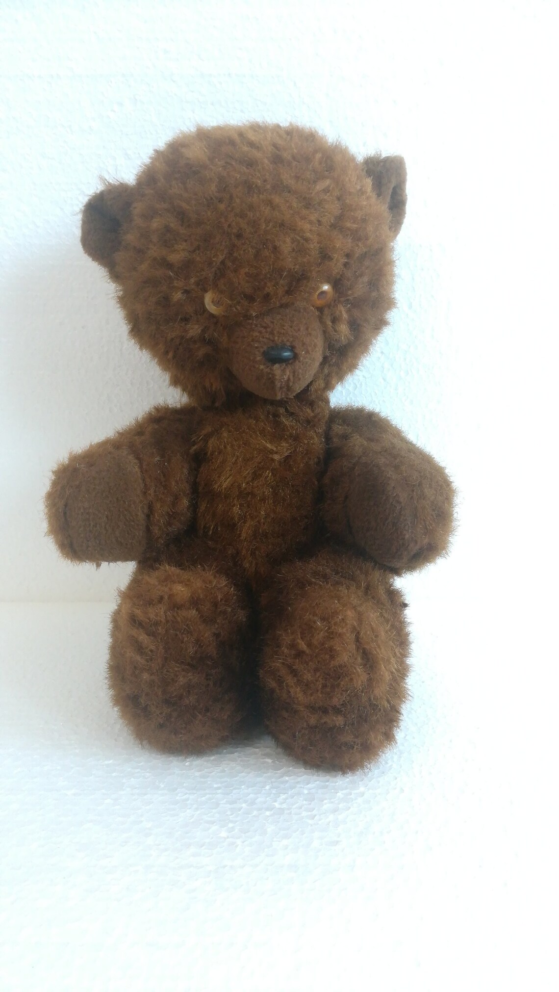 Vintage Small Dark Brown Teddy Bear / Old Teddy Bear / Jointed Etsy