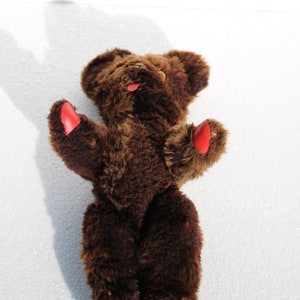 Vintage Small Dark Brown Teddy Bear / Cute Old Teddy Bear / | Etsy