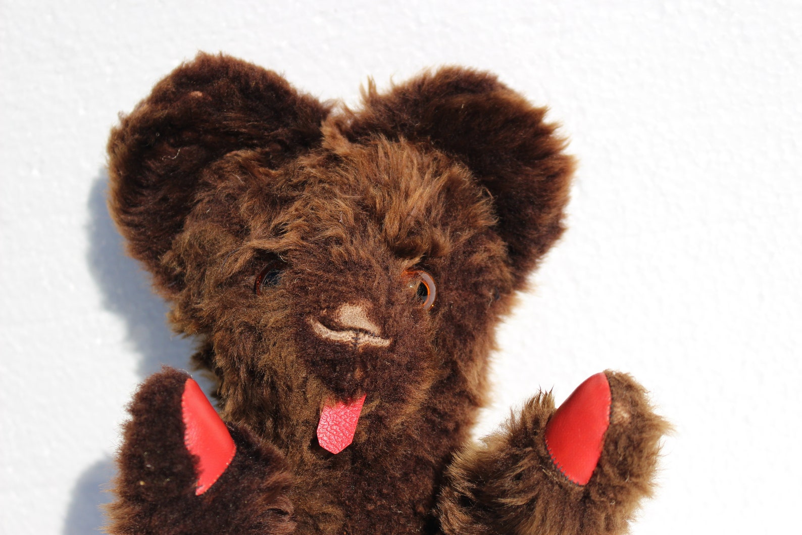 Vintage Small Dark Brown Teddy Bear / Cute Old Teddy Bear / Etsy