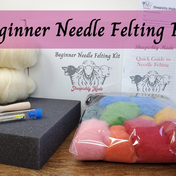 Needle Felting Kit Beginner Etsy