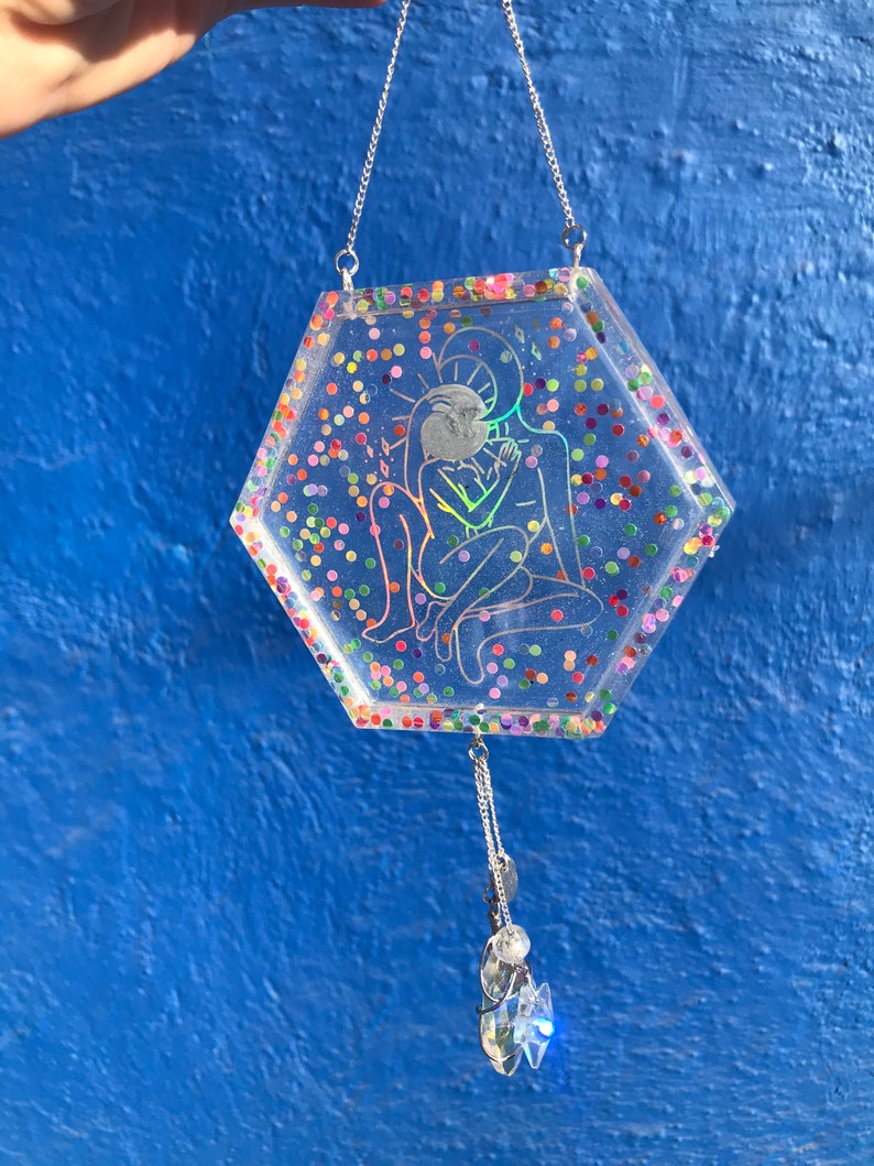 Celestial Lovers Wall Hanging