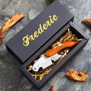 Custom Wine Opener, Personalized Corkscrew, Corporate Gifts, Employee Gifts, Gift for Boss
