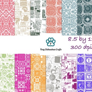 Digital Paper Vintage Collection