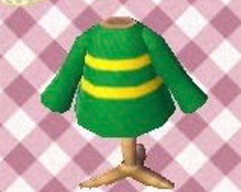 Undertale Animal Crossing New Leaf Outfit QR Codes 4 Outfits of Frisk, Chara, Toriel, and Asriel