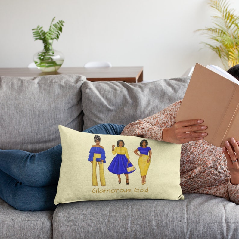 Glamorous Gold Cozy Pillow