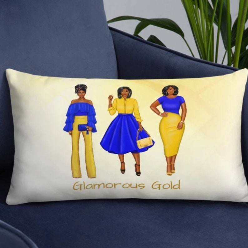 Glamorous Gold Cozy Pillow