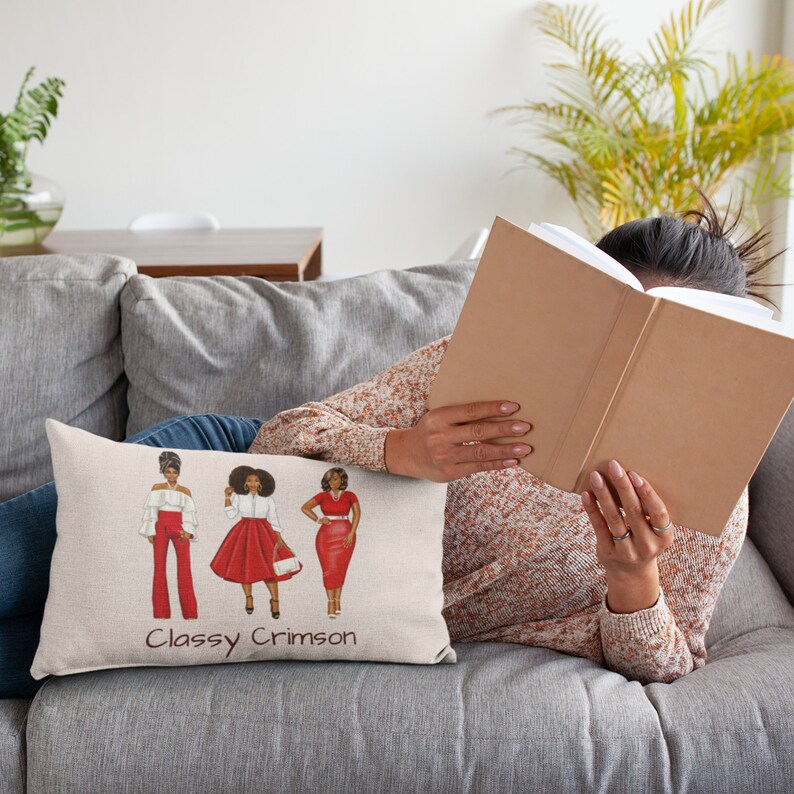 Crimson Love Cozy Pillow
