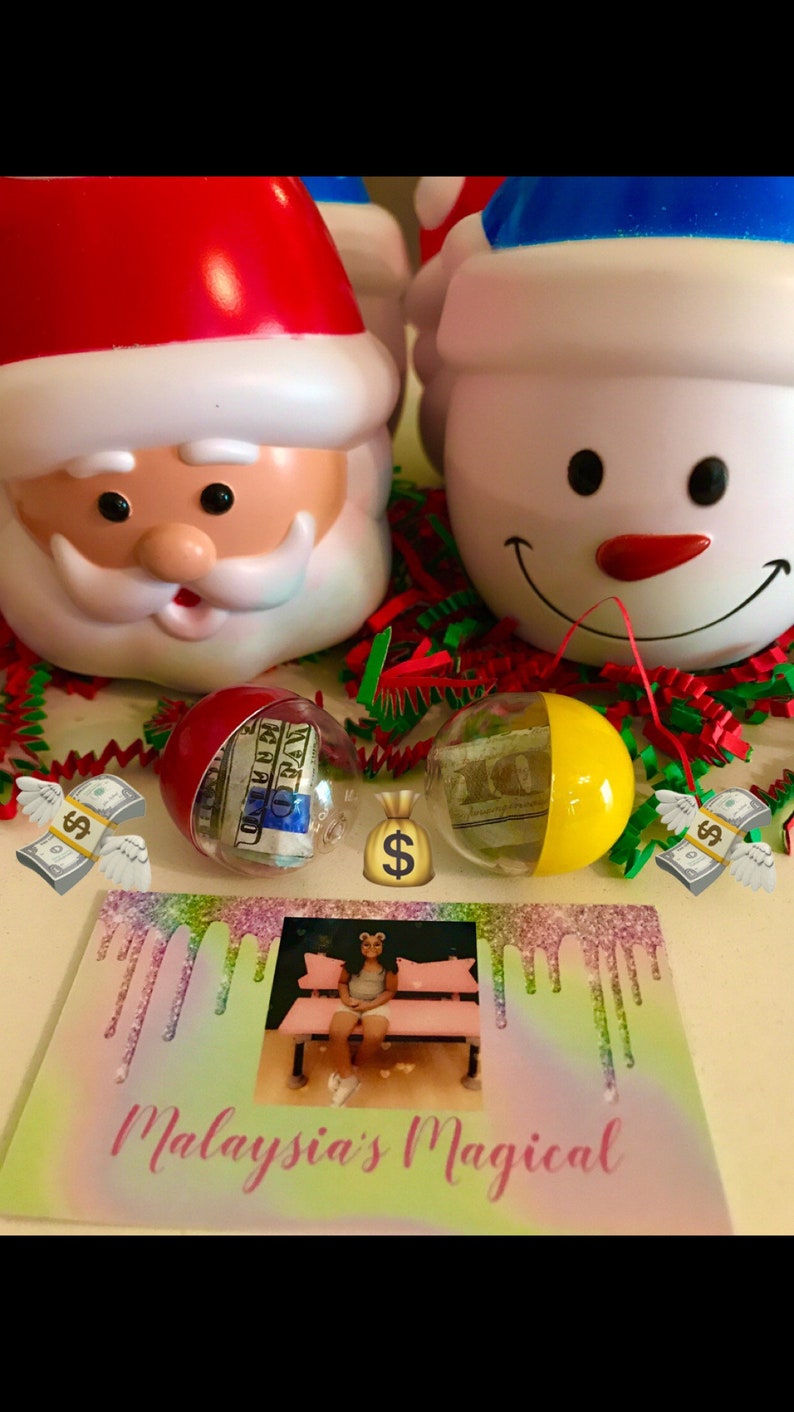 Malaysias Money Filled Christmas Bath Bomb Inside of | Etsy