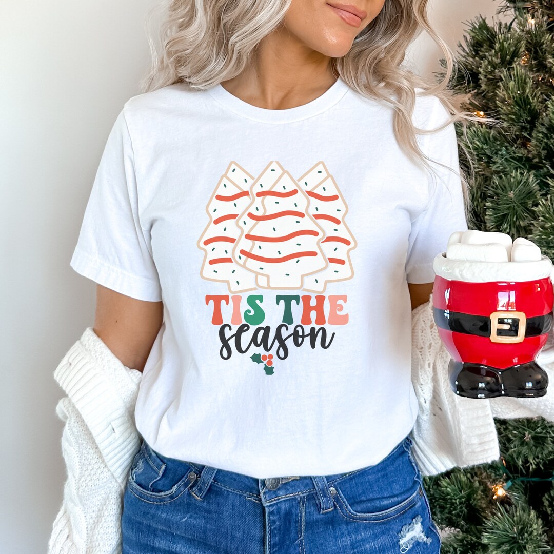 Christmas Tree Cake Shirt Tis the Season Little Debbie Etsy