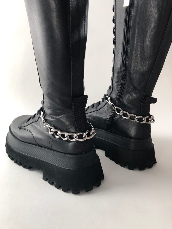 stainless steel boots