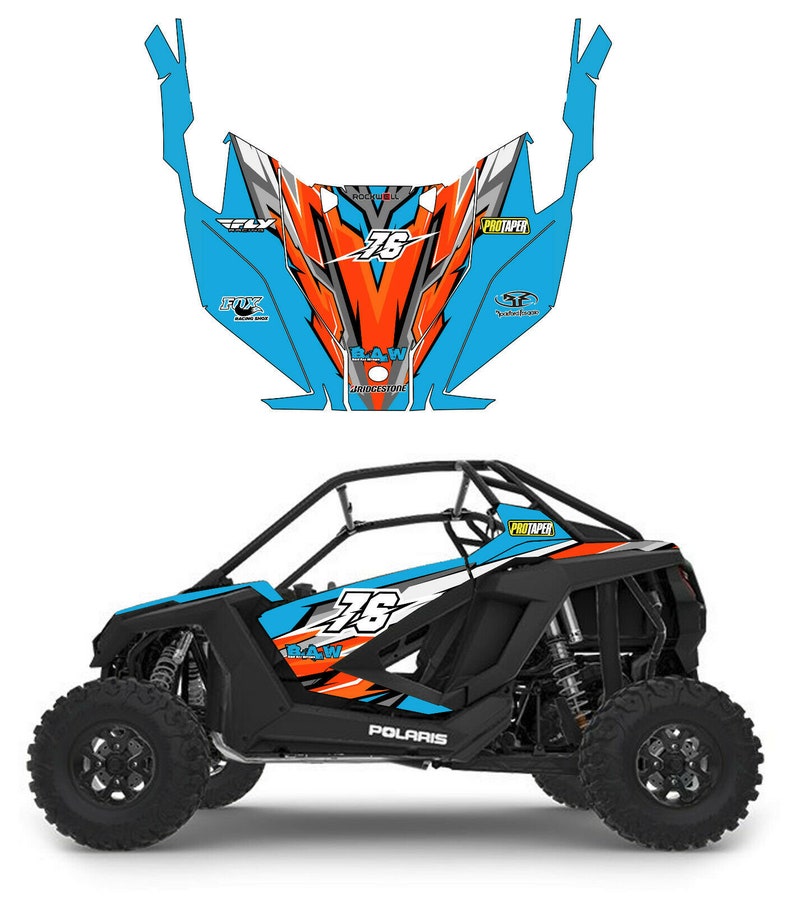 2020 Polaris rzr Pro XP 2 Door Decal Graphic Kit Wraps UTV Etsy