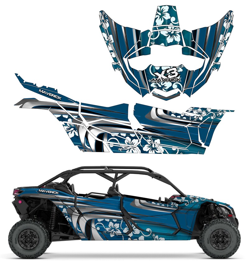 Orange 600 Decals Stickers 4x4 Ski Doo Graphics Sticker Snowmobile Quad ATV