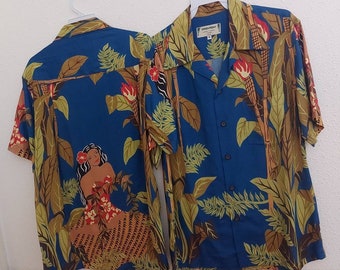 【誠実】 40's Vintage Shirt Rayon Type Riders - シャツ