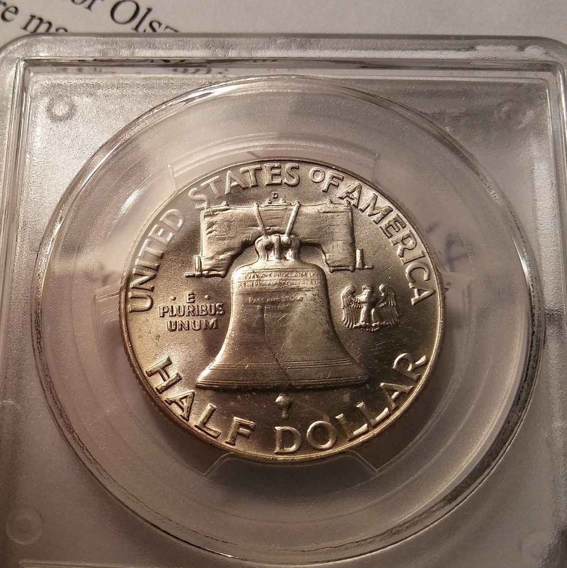 1963 D Ben Franklin Half Dollar Full Bell Lines Etsy