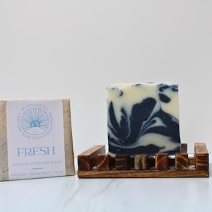 Fresh Handcrafted Soap Clean Laundry Scent Soap All-Natural Vegan Soap Bar Moisturizing Fresh Cotton Soap Handmade Small Batch Artisan Soap