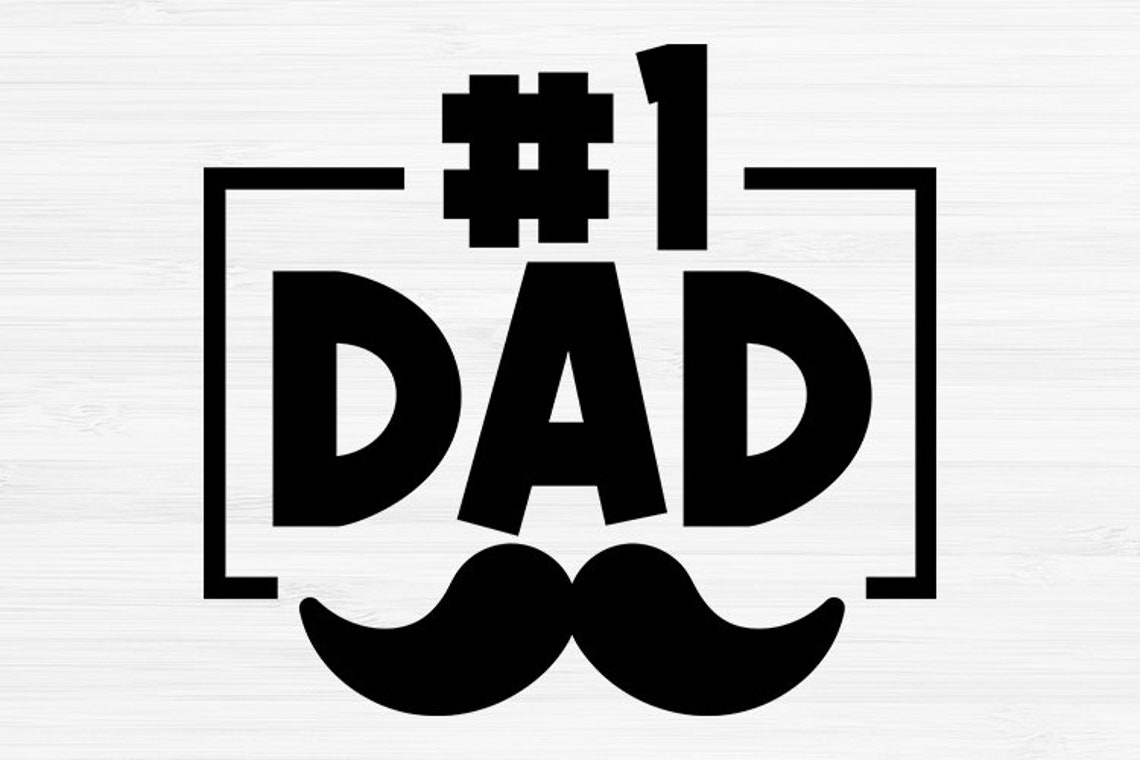 Number 1 Dad SVG Fathers Day SVG Dad Svg Dad Shirt Svg Etsy