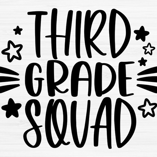 Third Grade SVG Back to School SVG 3rd Grade Shirt First - Etsy