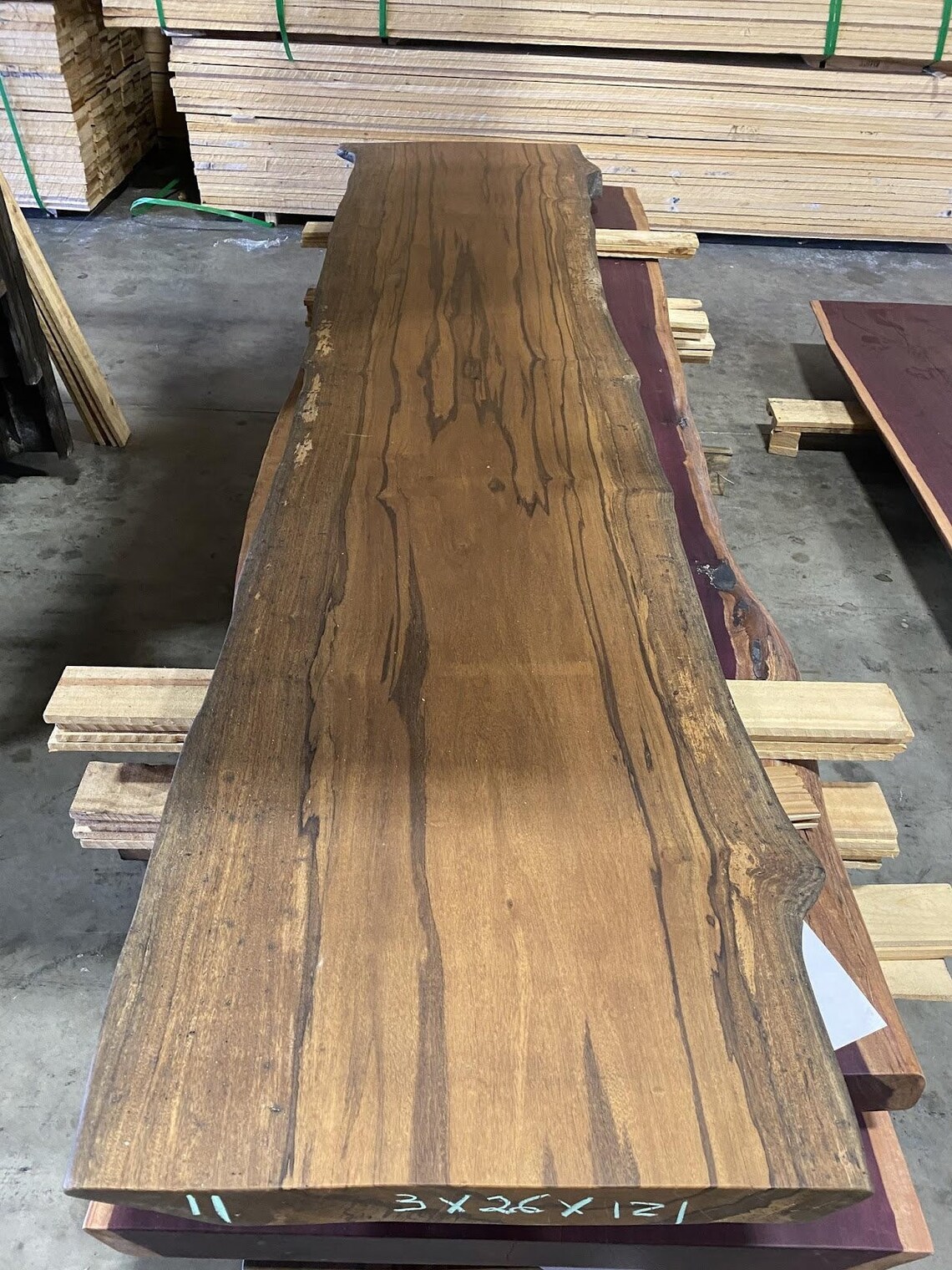 Live Edge Wood Slab Dragon Wood Exotic Wood Etsy