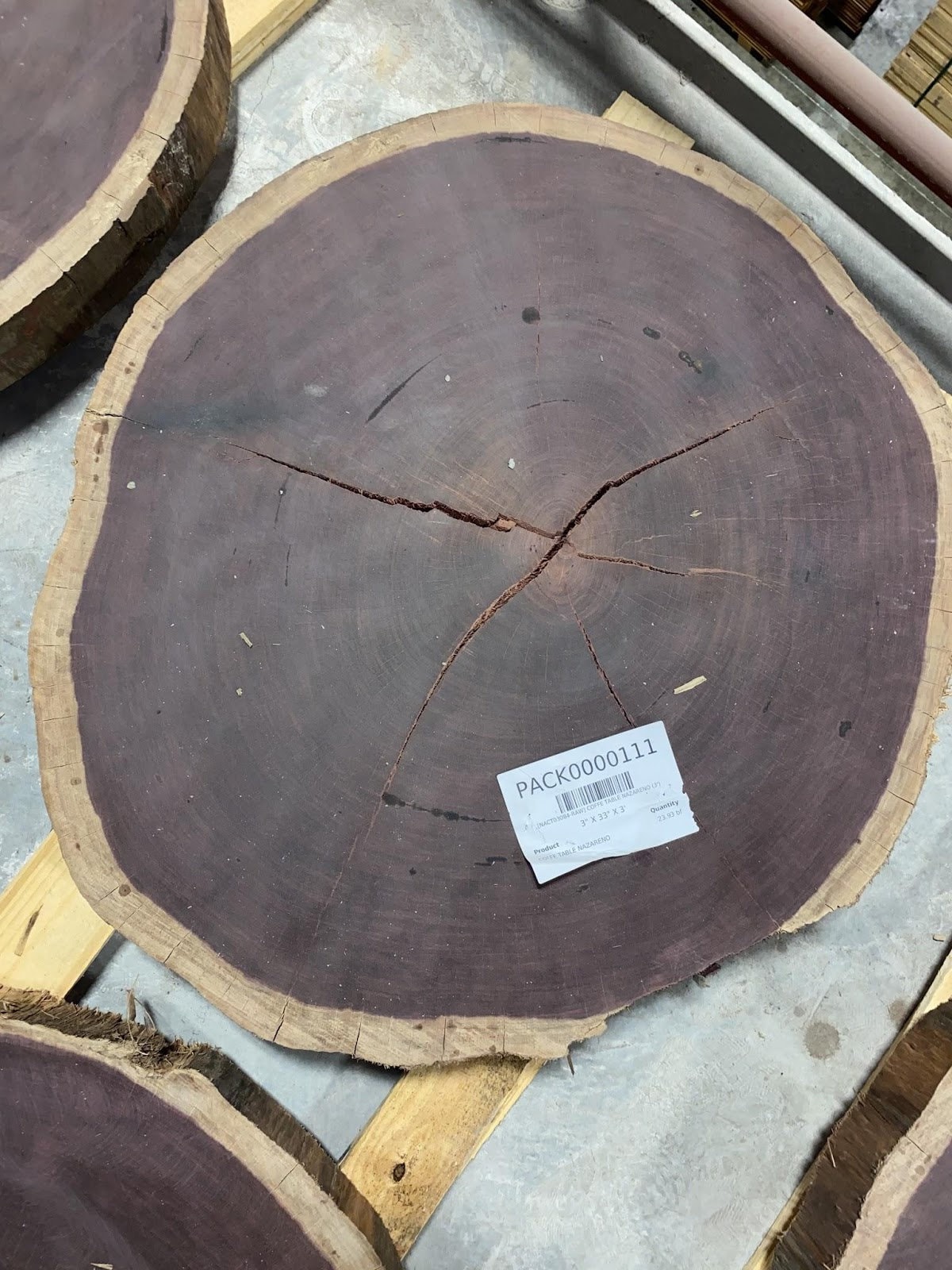 Live Edge Wood Slab Purple Heart Exotic Wood Etsy