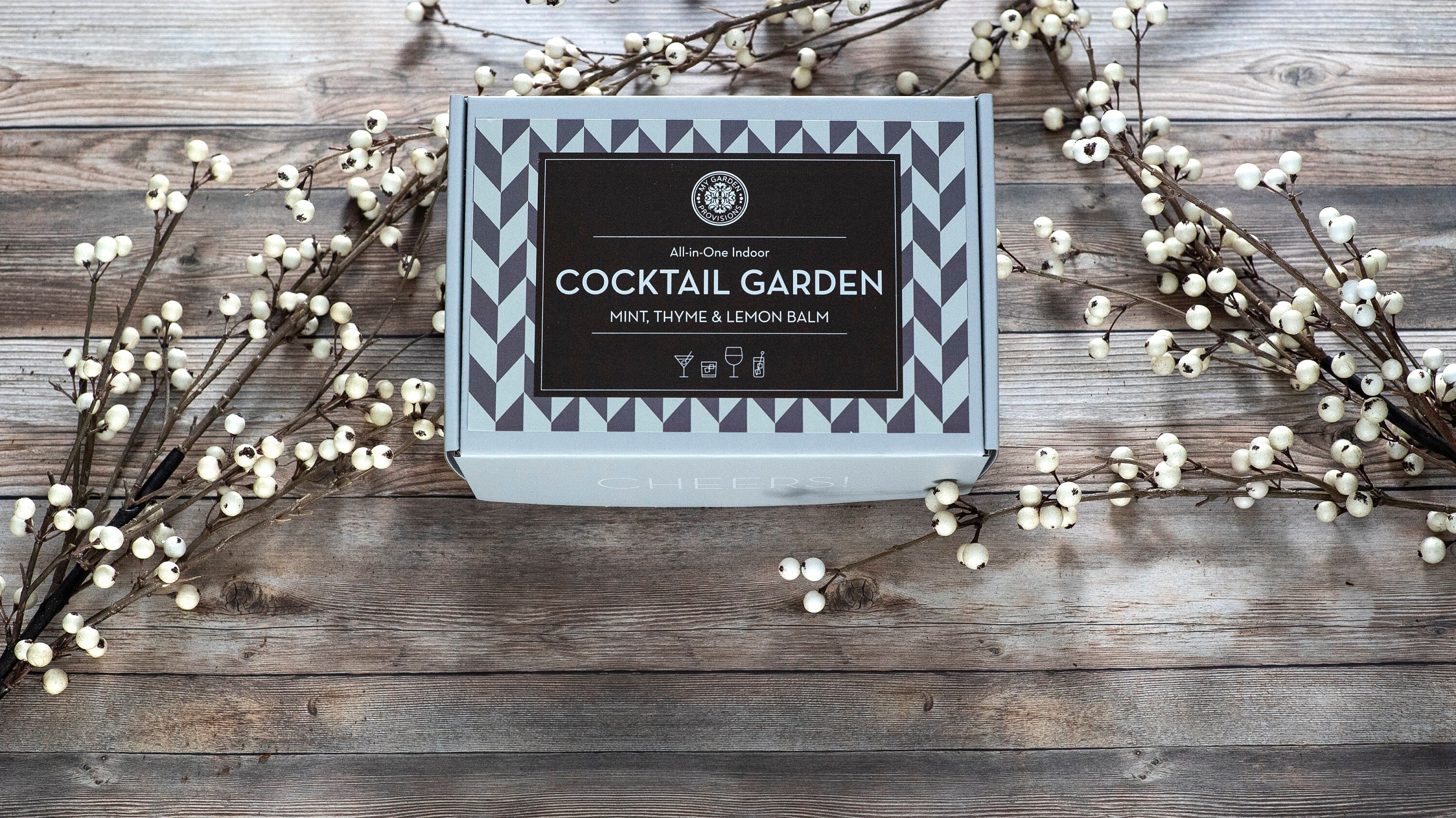 Cocktail Indoor Herb Garden Grow Kit Etsy